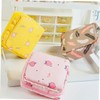 Baluue 3pcs Sanitary Napkin Storage Bag Cute Zipper Pouch for