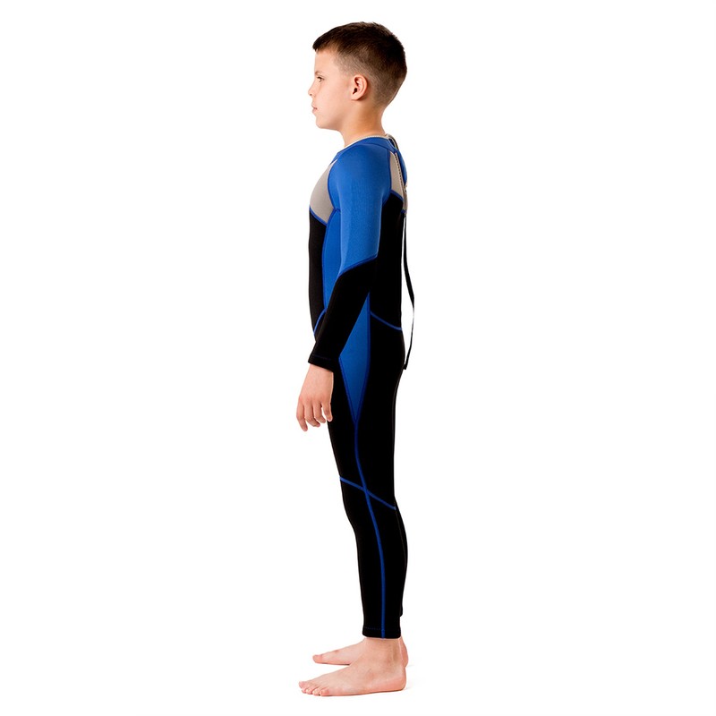 HISEA Neoprene One Pieces Long Sleeves Kid Boy Wetsuit Diving