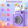 Instant Print Kids Camera - 1080P Selfie Digital Camera, Portable