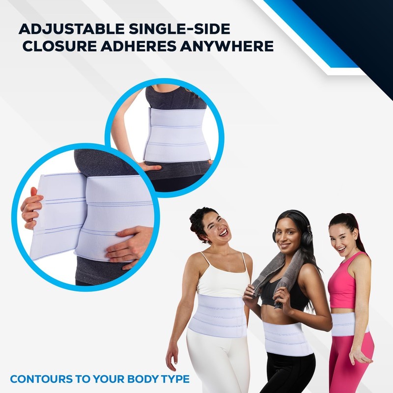NYOrtho Abdominal Binder Lower Waist Support Belt - Compression Wrap