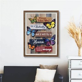 KTHOFCY 5D DIY Diamond Painting Kits for Adults Kids Mushroom Butterfly Full Drill Embroidery Cross Stitch Crystal Rhinestone Paintings Pictures Arts Wall Decor Painting Dots Kits 15.7X11.8 in