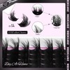 SOFENIDA Fluffy Lash Clusters Kit 100D Thick Cluster Lashes 10-18mm