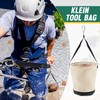 SilTriangle Heavy Duty Tool Canvas Bucket 12 x 12 x