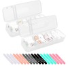 Cable Storage Box, Pack of 2 Cable Organiser Box, Charging