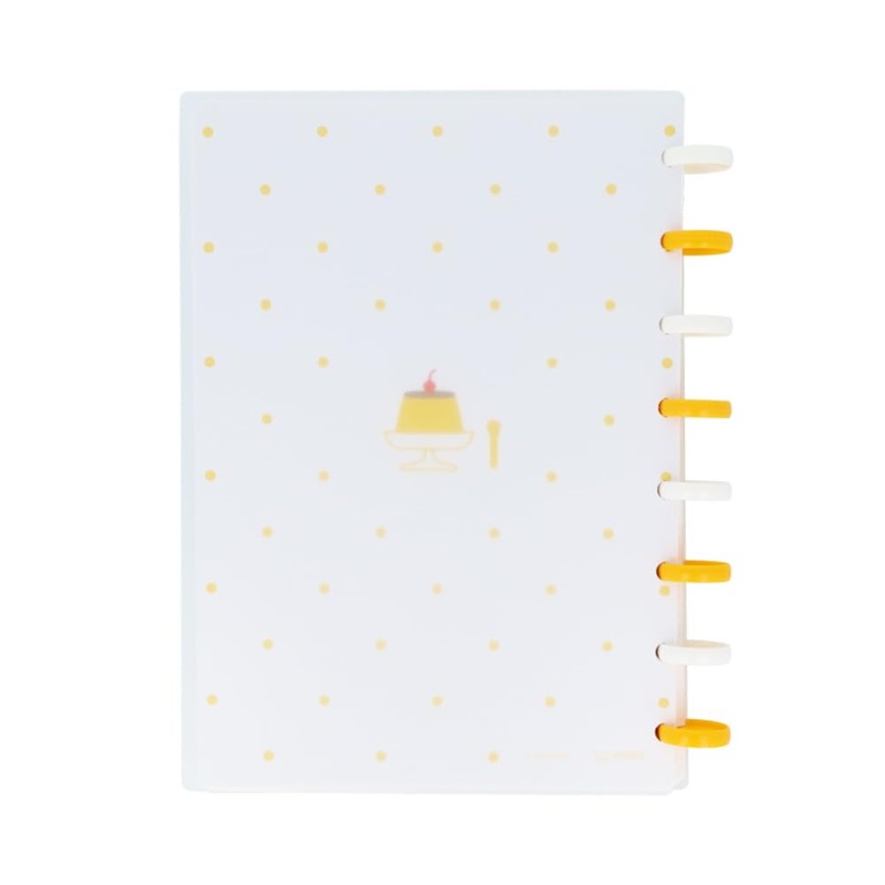 Sunstar Stationery S2642875 Mizutama Notebook, Ring Notebook, A5, Yellow