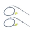 2 Packs tce-k05h5-100 K-Type thermocouple Probe M8 Screw Temperature Range