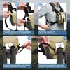 Celticbird Binoculars Harness Bag, Adjustable Binoculars Straps and Buckle Pouch
