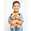 Whatsitsface 12 Inch Teddy Bear Plush with 6 Different Faces