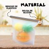 J.H. Company Bolsa Silicon Reusable Antiderrames Herméticas 1500 Ml