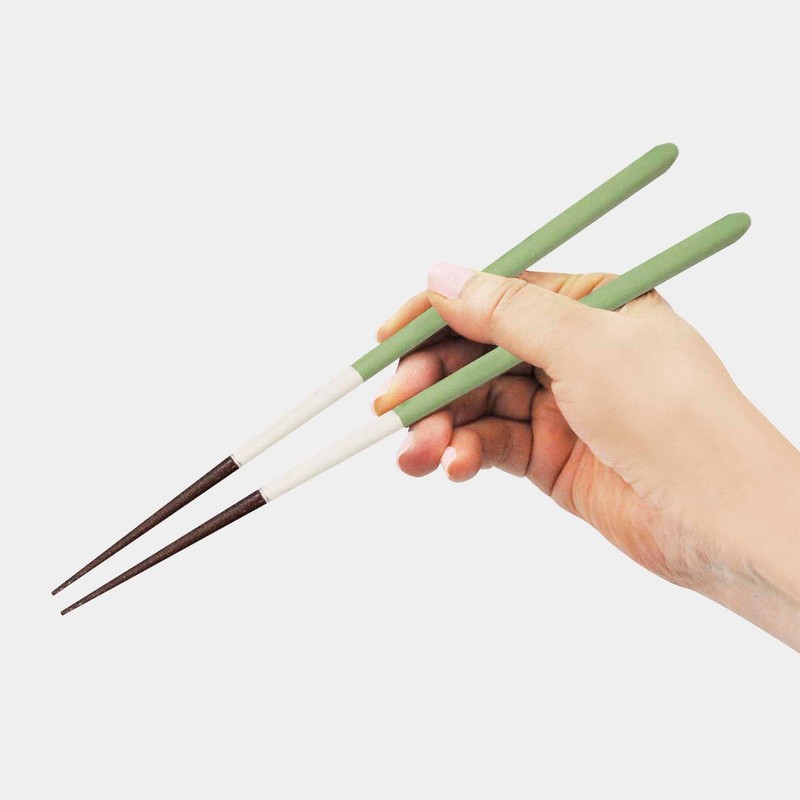 Ishida 10342-8 Chopsticks Cafe Color Matcha Latte, 9.1 inches (23