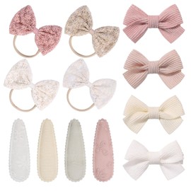 Pack of 12 Baby Hair Clips Hair Clips Girls Hair Accessories Girls Hair Bows Girls Baby Children Hair Accessories for Everyday Party Shows Photography and Festivals