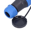 IP68 Waterproof Power Connector Male Female Square 4 Hole Aviation