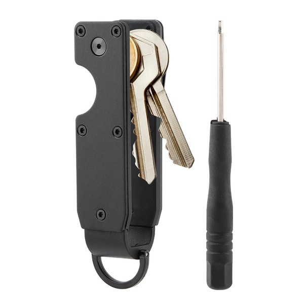 Velarionna Key Organizer Compact Met-allic Key Holder Innovative Keyholder Secures