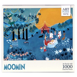 Moomin Art Puzzle - Party the Woods - 1000 piece Jigsaw (Blue)