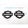 Custom 2Pcs Set Gloss Black Double Layer Harley CVO Custom