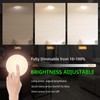 ULITECO RV Puck Light 5Inch, Dimmable RV Light Fixture 12V,