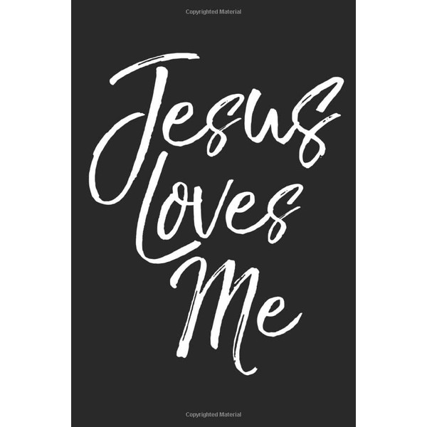 Jesus Loves Me: Inspirational Christian Devotional Journal with Blank Pages