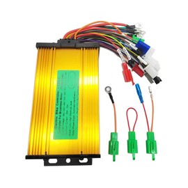MOTOBERRY E‑Bike - Patinete eléctrico de 48 V, 60 V, 64 V, 72 V, control universal sin escobillas, 12 tubos, apto para motor sin escobillas
