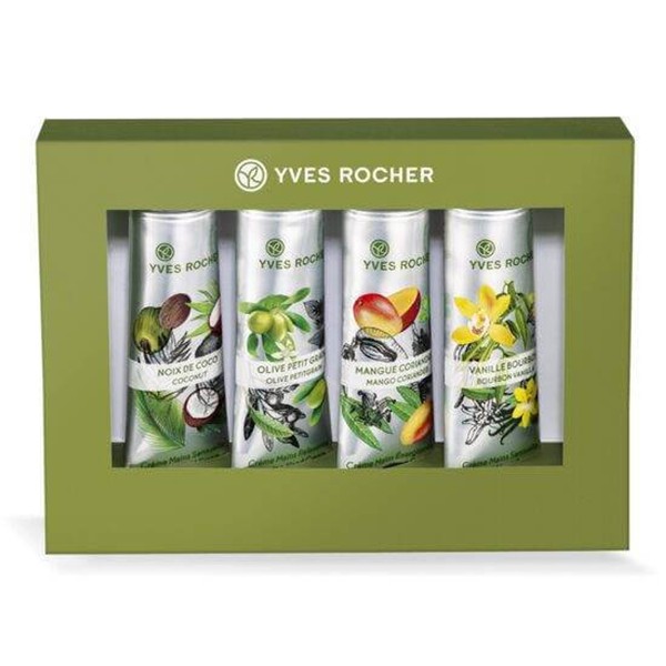 Yves Rocher Kit Of 4 Hand Creams 1set