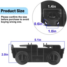 WD28X27241 Dishwasher Rack Carrier and Roller Kit Compatible with G-E Ha-ier Hot-point Dishwasher Lower Rack Wheels Assembly, Replaces WD12X10439 WD12X10446 ADT521PGF0WS (2 Packs)