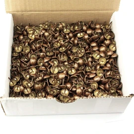 C.S. Osborne 1000 Pcs 3/8" Old Gold Speckled Red Nail #6880-OGSR-1/2 Tacks