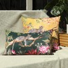 Evans Lichfield Leopard Outdoor Cushion Cover, Forest, 30 x 50