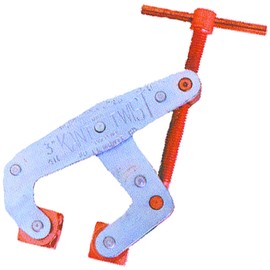 T-Clamp, Deep, 6 in, 5-1/2 Throat, Zinc