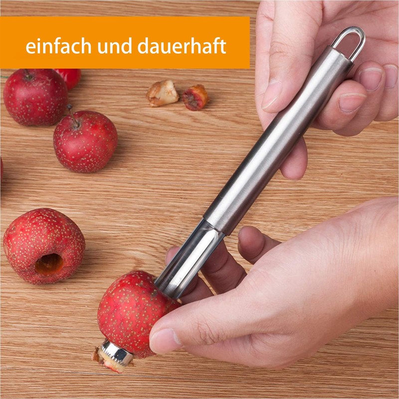Apple Corer with Stainless Steel Blade, Practical Core Cutter with