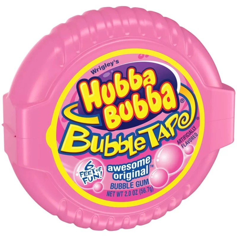 Hubba Bubba Bubble Gum Tape - Original Flavor - 6