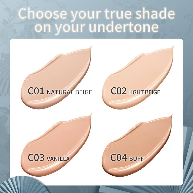 CATKIN X SUMMER PALACE Foundation for Mature Skin, Full Coverage