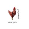 Funny Chicken Earrings - 3D Realistic Mini Chicken Studs, Hen