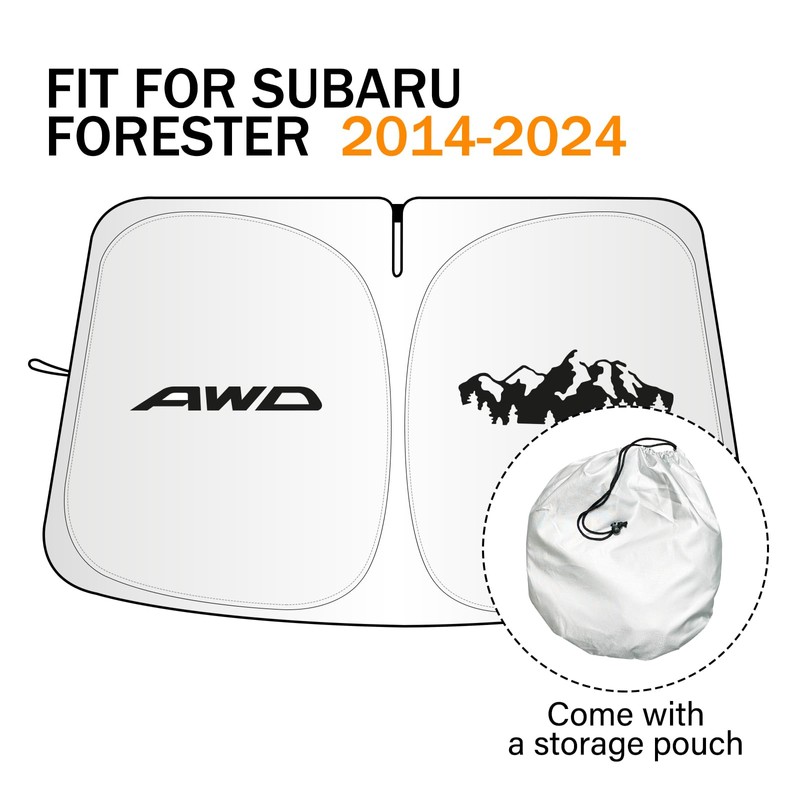 Parasol para Subaru Forester 2014-2024, protector de visera frontal de