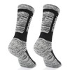 YUEDGE Men's Moisture Wicking Work Boot Socks 5Pairs/Pack Comfort Cotton
