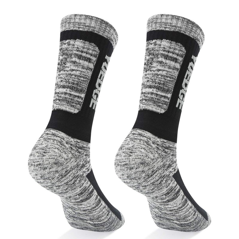 YUEDGE Men's Moisture Wicking Work Boot Socks 5Pairs/Pack Comfort Cotton