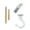 Hxchen 65mm/2.6" Ceiling Hooks - Heavy Duty Swag Hook with