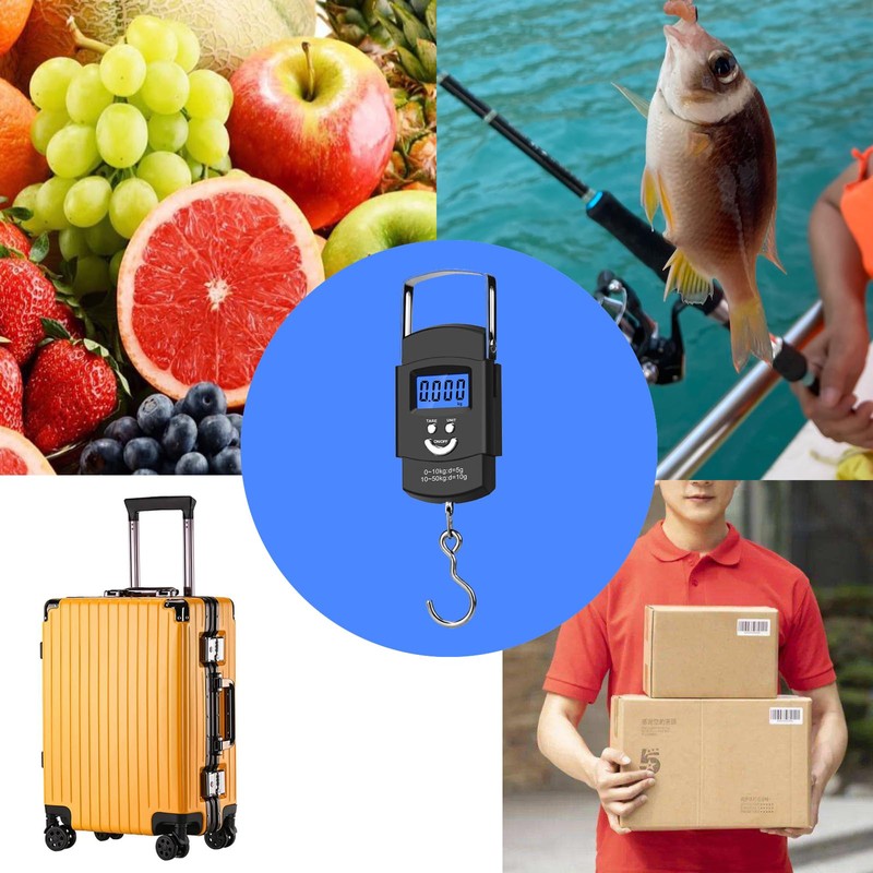 Nutabevr Luggage Scales with Hooks, High Precision Kitchen Digital Suitcase