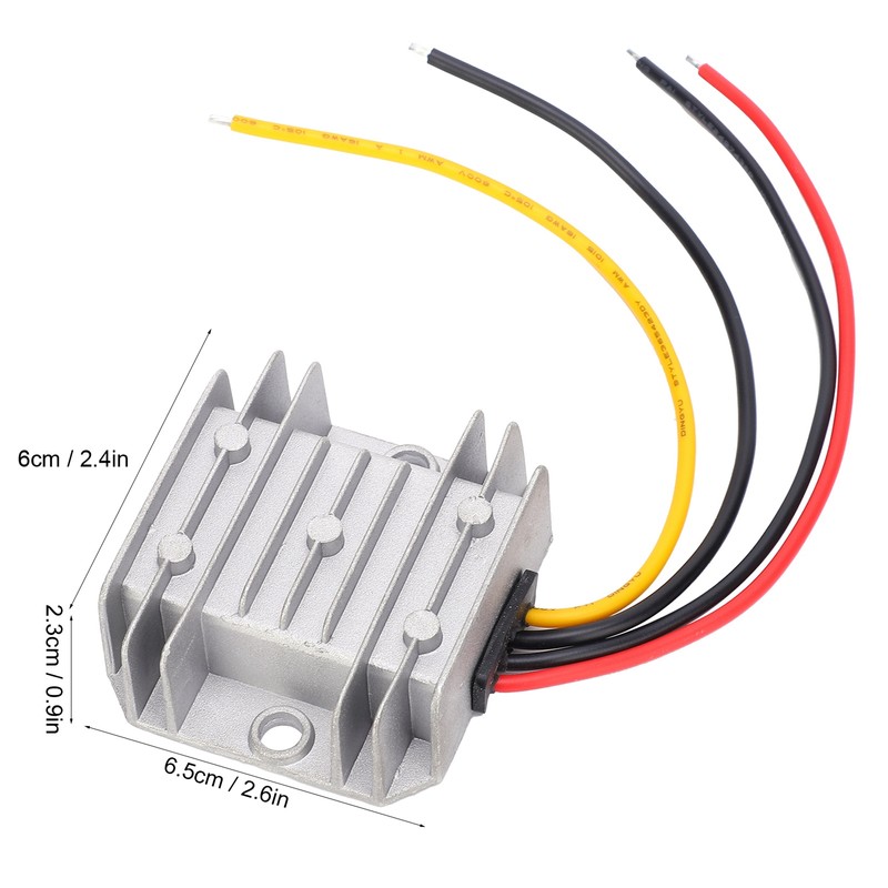 DC Power Converter 24V to 12V Adapter 10A Switching Power