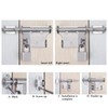 Zythrem Garden Gate Lock Door Bolt Door Lock Stainless Steel