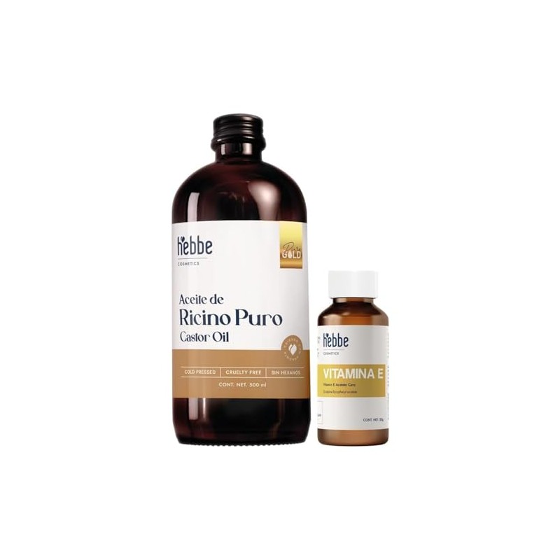 Kit Aceite de Ricino 500 ml + Vitamina E Líquida