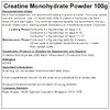 Peak Supps Creatine Monohydrate Powder 100g | Pure | Micronised