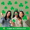 MoDooris 120 Pcs St. Patrick’s Day Shamrock Cutouts 3 Sizes