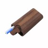 Premium Teak 4.08" x 1.68" Wooden Dugout Ceramic One Hitter