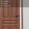 Elvone T-Shaped Door Draft Stopper, 1.97 in x 20 Ft
