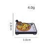 Share Pizza Brooch Rocket Ship Badge Fan Cosplay Jewelry Video