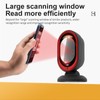 Fast 2D Hands-Free Barcode Scanner, USB Wired Desktop Barcode Reader