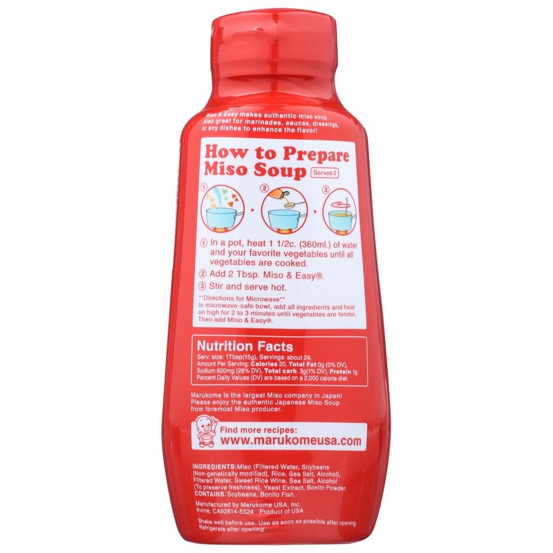 Marukome Miso Easy Original - 13.8 oz (Pack of 3)
