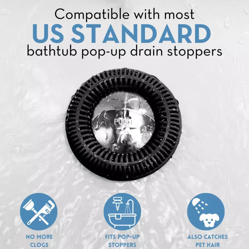 TUBRING The Ultimate Tub Drain Protector/Hair Catcher/Strain