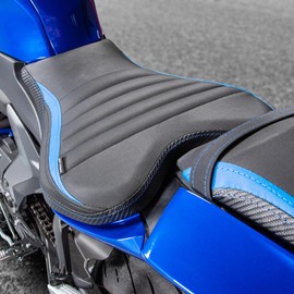 Lorababer Motorcycle Leather Seat Cushion Pad fit for Ya-maha YZFR7 YZF-R7 2021 2022 2023 2024 Front Driver Rear Passenger Soft Foam Pillion Saddles