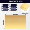 Brass Sheet,4" x 8",16 Gauge(1.5mm) Thickness, 99.9% Pure Brass Plate,for