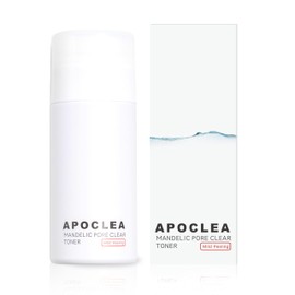 APOCLEA Mandelic Pore Clear Toner, Carbonated Wiping Lotion, 4.2 oz (120 g), Highly Moisturizing, Beautiful Skin, Grapefruit, Mandelic Acid